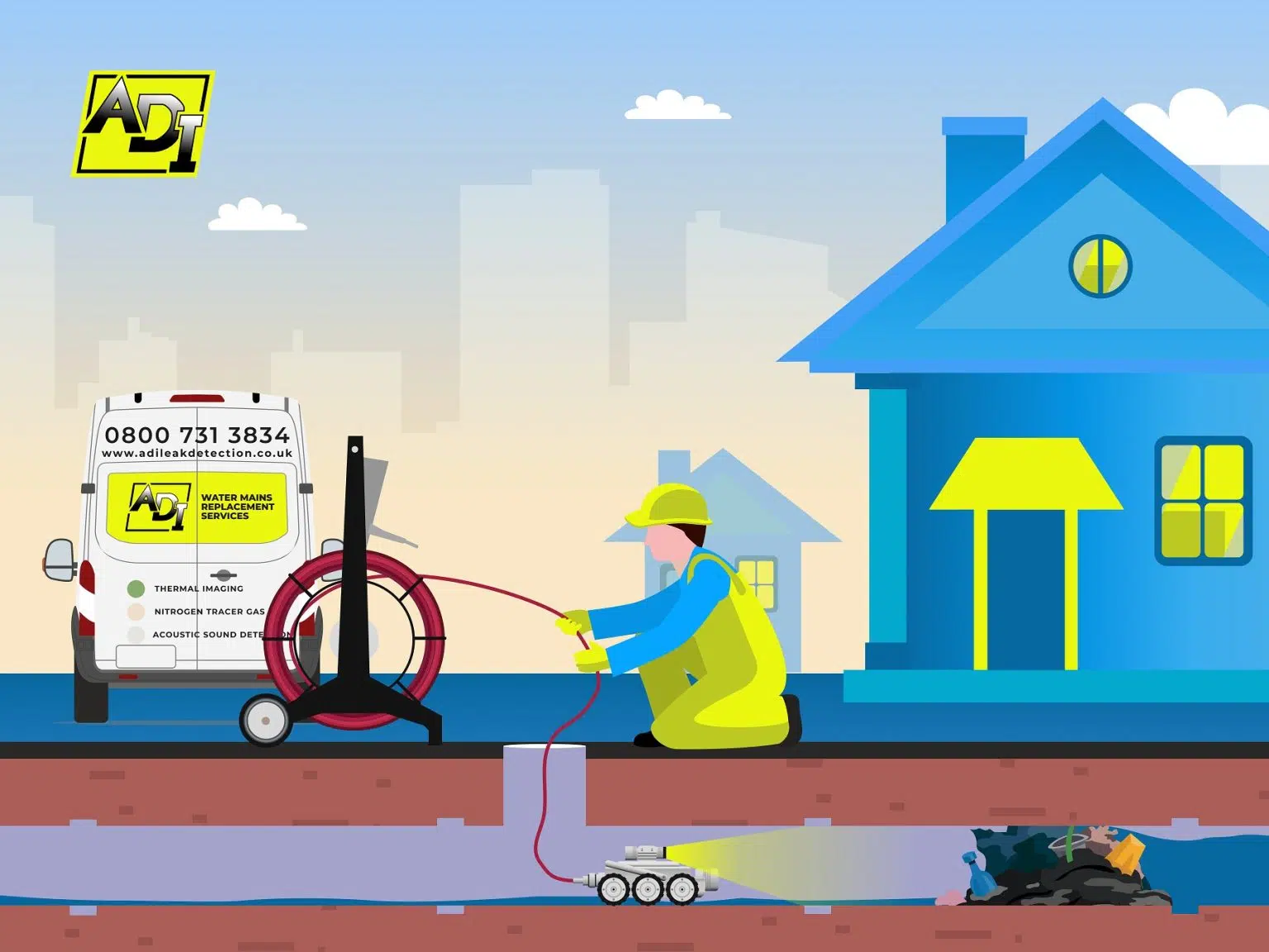 Drainage CCTV Surveys & Investigations Swadlincote